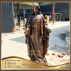 Factory Custom High Quality Life-Size Jesus Christ Brass Cast Bronze Church Decor Religious Metal Sculpture