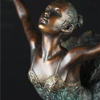 Bronze Life Size Beautiful Customized Dancing Lady Sculpture