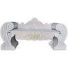 Factory Direct Outdoor Marble Bench Hand Carved White Stone Bench
