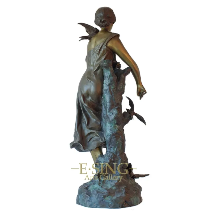Bronze Garden Sculpture Figure Life Size Sexy Nude Female Bronze Statue Sculpture