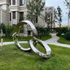 Modern Home Outdoor Garden Decoration Large Metal Stainless Steel Sculpture