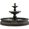 Garden Natural Stone Fountain Outdoor Black Stone Water Marble Fountain for Sale