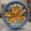 Large Outdoor Metal Art Stainless Steel Flower Sculpture for Sale