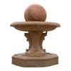 Modern High Quality OutdoorRed Marble Garden Rolling Ball Water Fountain