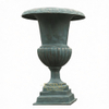 New Design Decorative Modern Art Planter Pots Large Garden Cast Iron Flower Pot