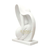 Hand Carved Customization White Marble Art Female Abstract Woman Sculpture