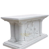 Natural Stone New Design Large White Marble Altar with Church Supplies for Sale