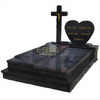 Black Granite House Antique Design Outdoor Gravestones