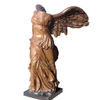 Antique Elegant Bronze Goddess Statue Winged Victory Sculpture for Sale