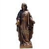 Factory Custom High Quality Life-Size Jesus Christ Brass Cast Bronze Church Decor Religious Metal Sculpture