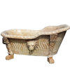 Wholesale Price Freestanding Yellow Stone Marble Bathtub for Sale