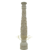 Hand Carved Classic Garden Stone Decorative Marble Roman Column Pillar Design for Sale