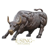 Outdoor Life Size Metal Animal Garden Bronze Sculptures Large Cow Statue