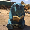 Bronze Metal Carved Wild Bear Sculpture Life Size Bronze Statue