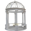 Hand-Carved Garden Outdoor Roman Luxury Decor Column Natural Marble Stone Gazebo