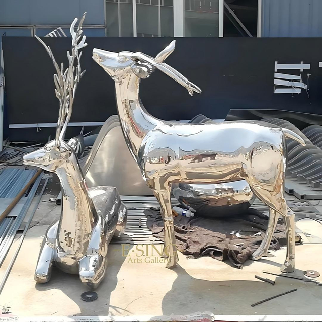 High Quality Best Prices Stainless Steel Garden Products Metal Outdoor Decoration Animal Sculpture