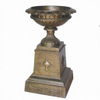 Black Color Garden Flowerpot Cast Iron Urns for Sale