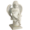 Natural White Marble Angel Girl Stone Statue for Sale