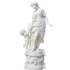 Outdoor Garden Decoration Mother and Son Large Marble Angel Statues