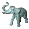 Exquisite Hand-Cast Bronze Animal Elephant Sculptures
