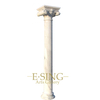 Luxury Interior Stone Marble Pillar Symbolized Roman Column for Villa Bluidling
