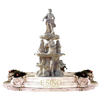 Man Pouring White Marble Water Fountain Stone Large Fountain for Garden
