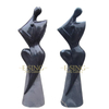 Modern Decorative Black Stone Craft Abstract Statue