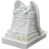 White Marble Customize Design Angel Cemetery