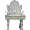 Outdoor&Indoor Natural White Marble Bathroom Bath with Cleansing Wash Basin