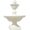 White Stone Garden Layer Fountain with Sculptures