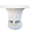 Large Outdoor White Marble Flowerpot Stone Planter for Sale