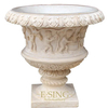 China Factory Manufacturer Supplier High Quality Handmade Stone Marble Flowerpots for Garden Decoration