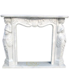 Nature Stone Fireplace White China Hot Seller Good Quality