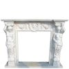 Factory Wholesale Antique Victorian French Style Stone Fireplace