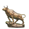 Outdoor Resin Art Animal Decor Fiberglass Life Size Cottle Statue