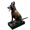 Wholesale Hot Sale Nordic Resin Animal Sculpture Fiberglass German Shepherd Wolf Dog Statue