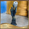 Handmade Cast Bronze Copper Hand Brass Sculptures with Indoor Decorative Ornaments Placed on Tables
