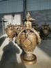Bronze Garden Decoration Metal Flowerpot Sculpture for Garden