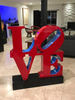 Customize Hand Work Modern Outdoor Stainless Steel Love Design Abstract Sculpture