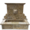 Popular Factory Supplied Garden Carving Stone Marble Human Head Wall Fountain for Outdoor