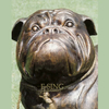 Cast Bronze Pet Dog Small Animal Art Metal Bronze Statue