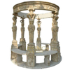 Modern Style Luxury Garden Patio Outdoor statue Yellow Marble Gazebo for Sale