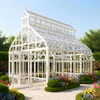 Outdoor Garden Decorative Wrought Iron Large Gazebo Orangery Sunroom