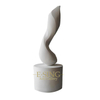 Factory Direct Sale Abstract White Marble Statue Natural Stone Sculpture for Home Decoration
