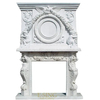 High Quality Marble Fireplace Double Fireplace for Home Decoration Double Fireplaces