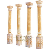 Marble Column High Quality Yellow Marble Roman Decorative Column Marble Pillar