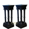 Home and House Decoration Black Marble Pillar Designs for Interior Decoration Marble Columns