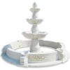 Hand Carved Natural Stone White Marble Horse Fountain Outdoor Garden for Sale