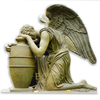 Life Size Stone Carving Religious Woman White Marble Statue Custom Tombstone