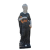 Natural Mix Color Marble Lady Statue
